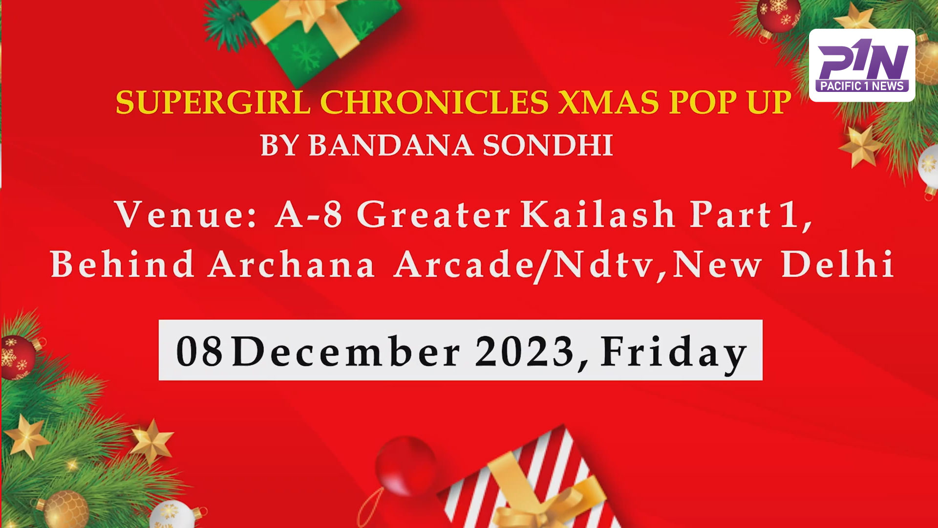 Festive Finesse: Supergirl Chronicles Xmas Pop Up