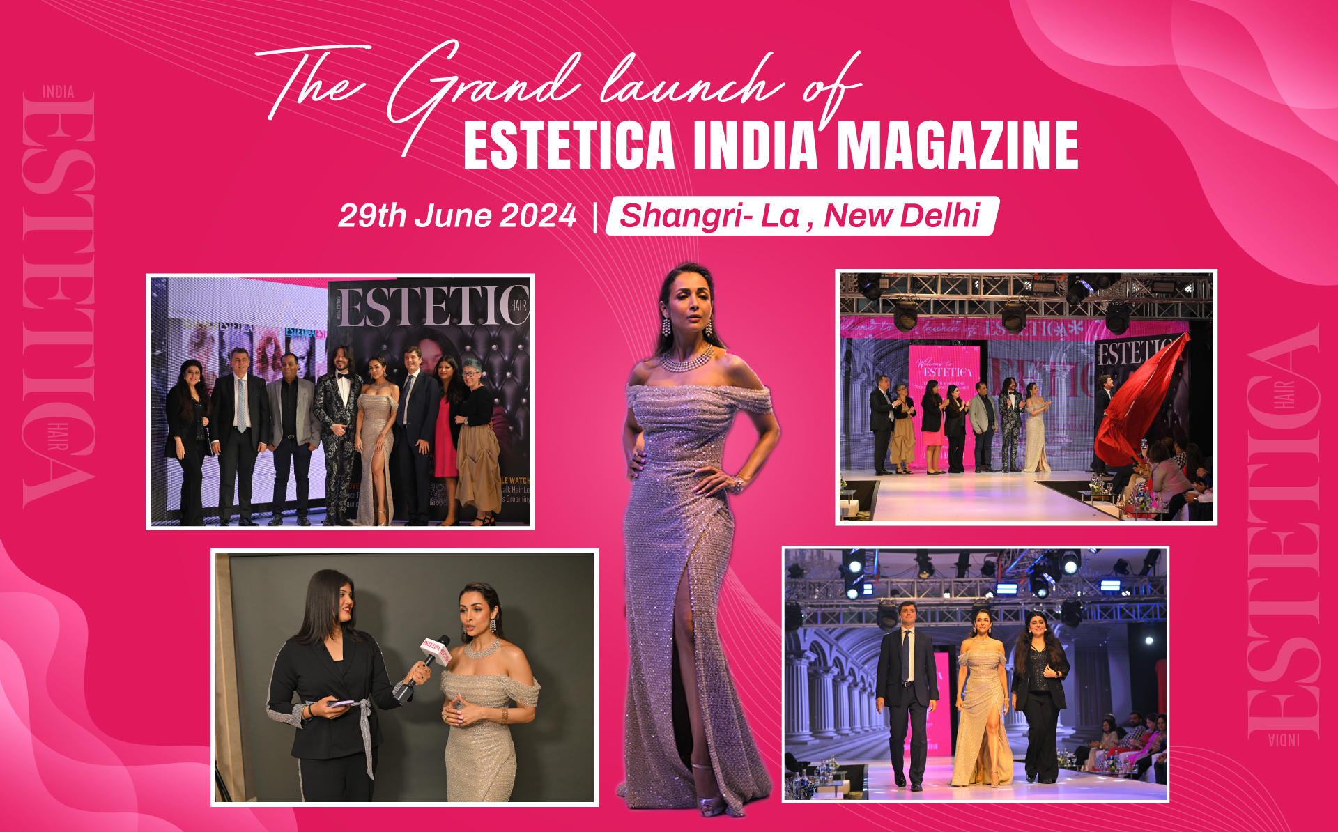 The Grand launch of ESTETICA INDIA MAGAZINE