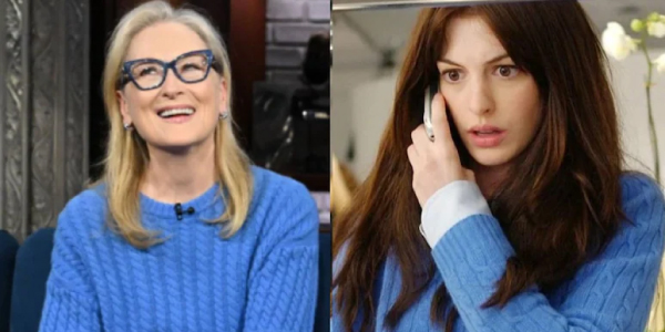 Meryl Streep Picks That Blue Sweater For Devil Wears Prada 2