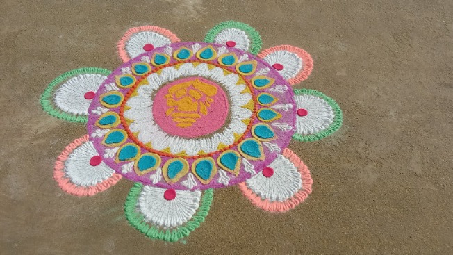 US Postal Service unveils Diwali stamp featuring Houston artist's rangoli